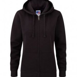 Russell ISCP Ladies Zipped Hoody 266F with front chest logo