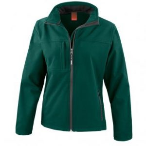 Result Berkeley and District Riding Club Ladies Shell Jacket in Bottle Green with Club Logo on the front left breast