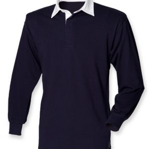 Front Row Long sleeve unisex rugby shirt with Chilworth Club log