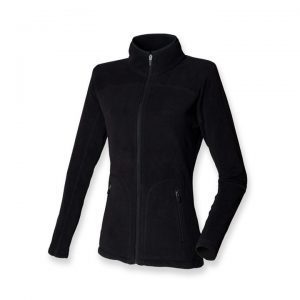 Cobham and Wimbledon PC Ladies black fitted fleece club jacket
