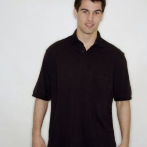 Vyne unisex polo with embroidered logo