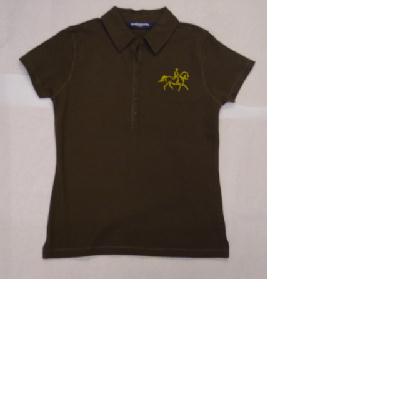 SkinniFit Fitted Polo Shirt with jumping horse logo