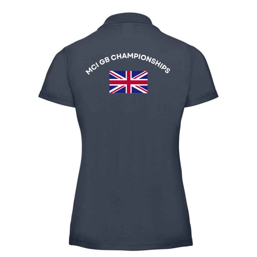 MCI GB NAVY LADIES POLY COTTON POLO - Image 2