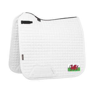 Embroidered country saddle cloth