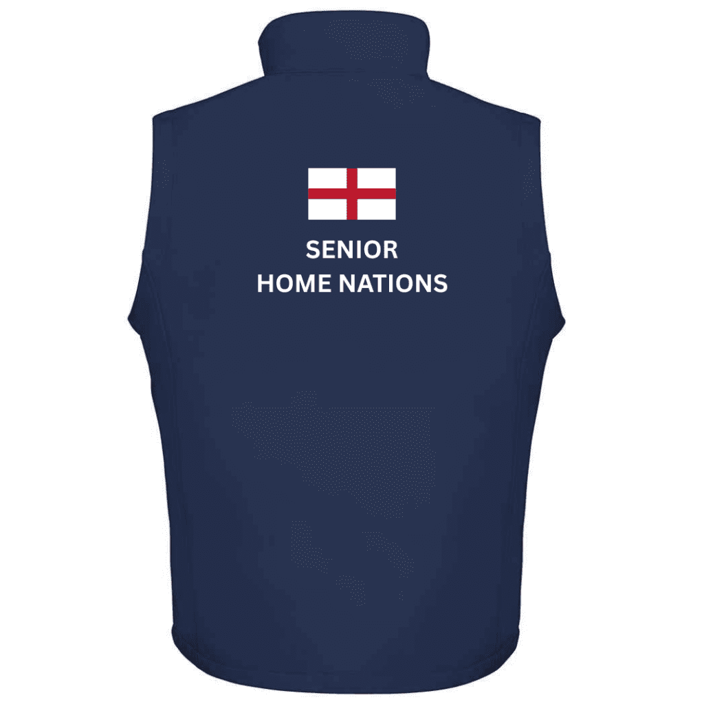 British Dressage Senior Home Nations unisex shell gilet - Image 2