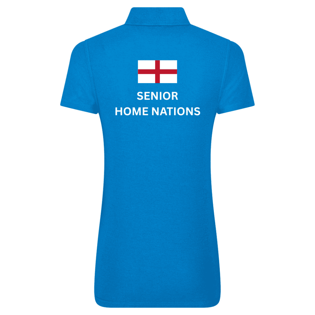 British Dressage Senior Home Nations Ladies Polo Shirt - Image 2