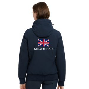 GREAT BRITAIN LEMIEUX LADIES EMBROIDERED JACKET IN NAVY